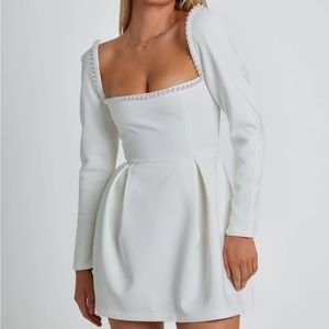 Odd Muse Pearl Dress White - Medium